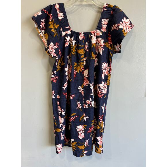 Nicole Miller Original Floral Shift Dress Linen Blend Womens Size XS New… - Picture 4 of 4